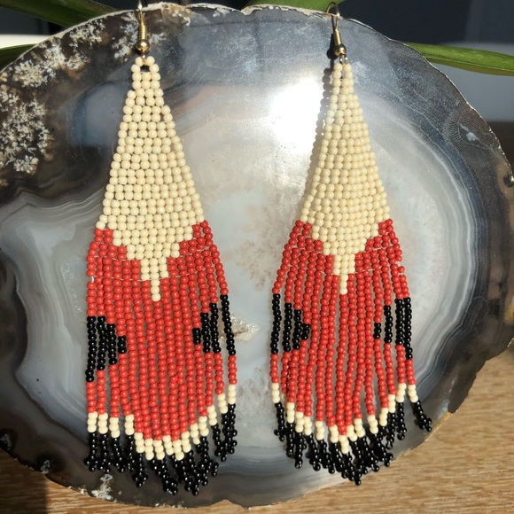 Seed Bead Earrings - Picture 1 of 1